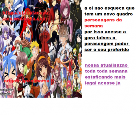 personagem da semana 